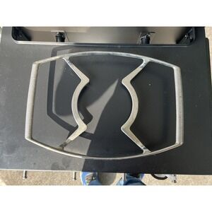 Corning Ware P-10-M-1 chrome metal casserole holder‎ rack trivet cradle Pyrex